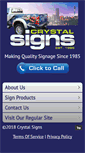 Mobile Screenshot of crystalsigns.co.za